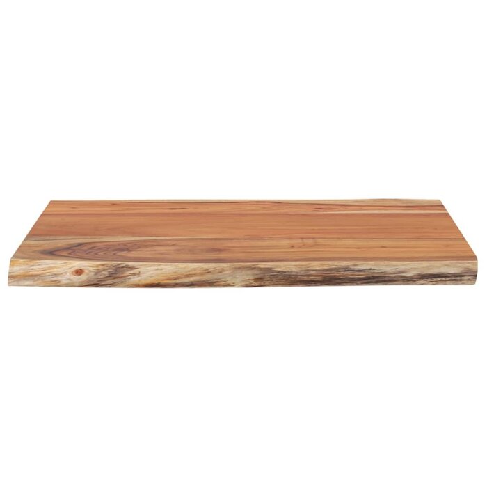 Vidaxl Plateau de table en bois d'acacia bord naturel 70x60cm - 34% de remise