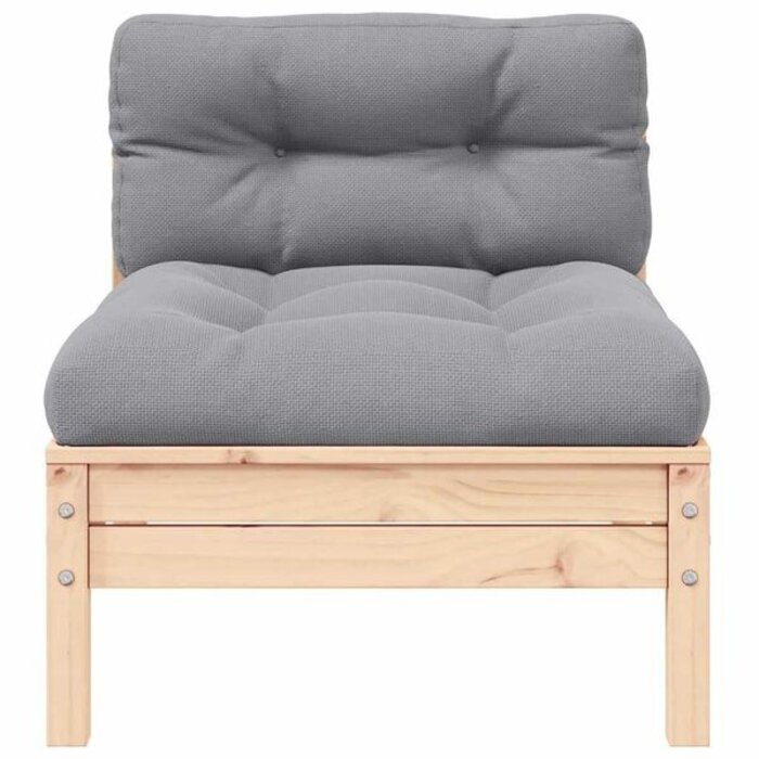 Vidaxl Salon de jardin 3 pièces en pin massif - 35% de remise