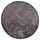 Tapis de sol rond en velours gris 120 cm - 32% de remise