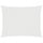 Voile d'ombrage rectangulaire 3x5 m blanc - 34% de remise