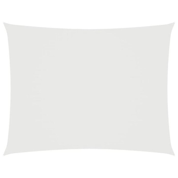 Vidaxl Voile d'ombrage rectangulaire 3x5 m blanc - 34% de remise