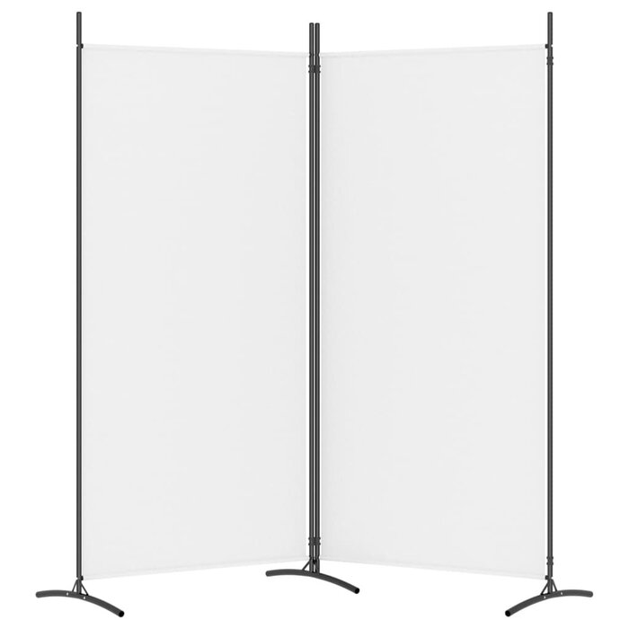 Vidaxl Paravent 2 panneaux 175x180 cm Blanc - 32% de remise