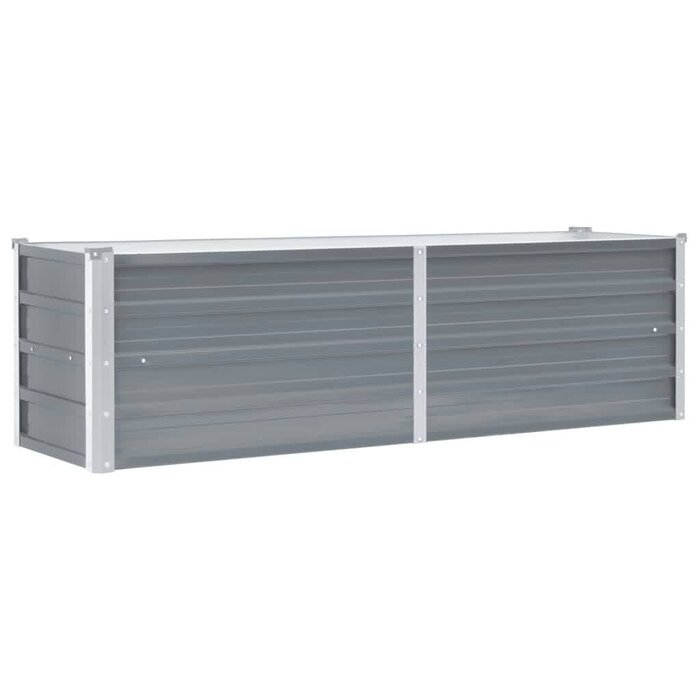 Vidaxl Jardinière surélevée en acier galvanisé 160x40x45cm - 32% de remise