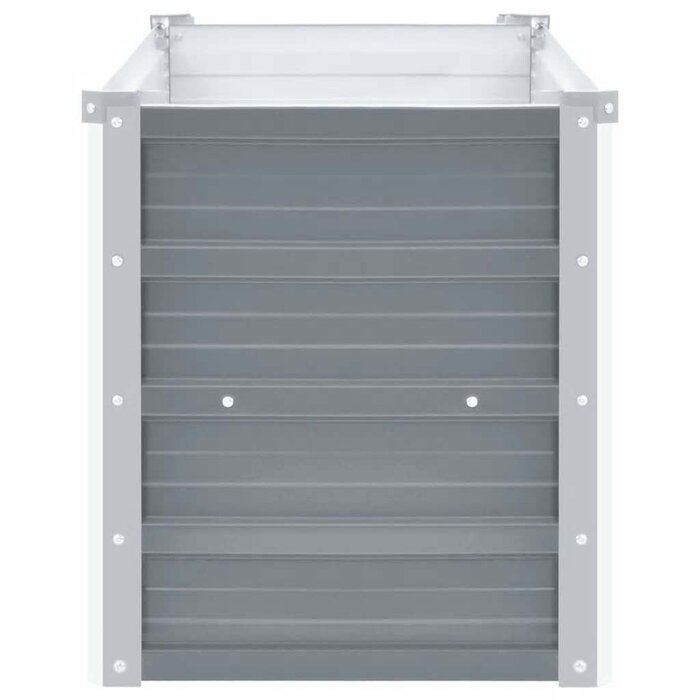 Vidaxl Jardinière surélevée en acier galvanisé 160x40x45cm - 32% de remise