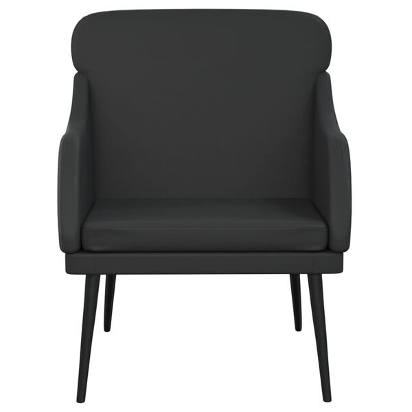 Vidaxl Fauteuil relax en similicuir noir - 63x76x80 cm - 34% de remise