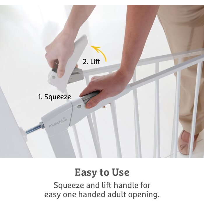 Amazon Barrière de sécurité réglable 76-82cm - Acier blanc - 34% de remise