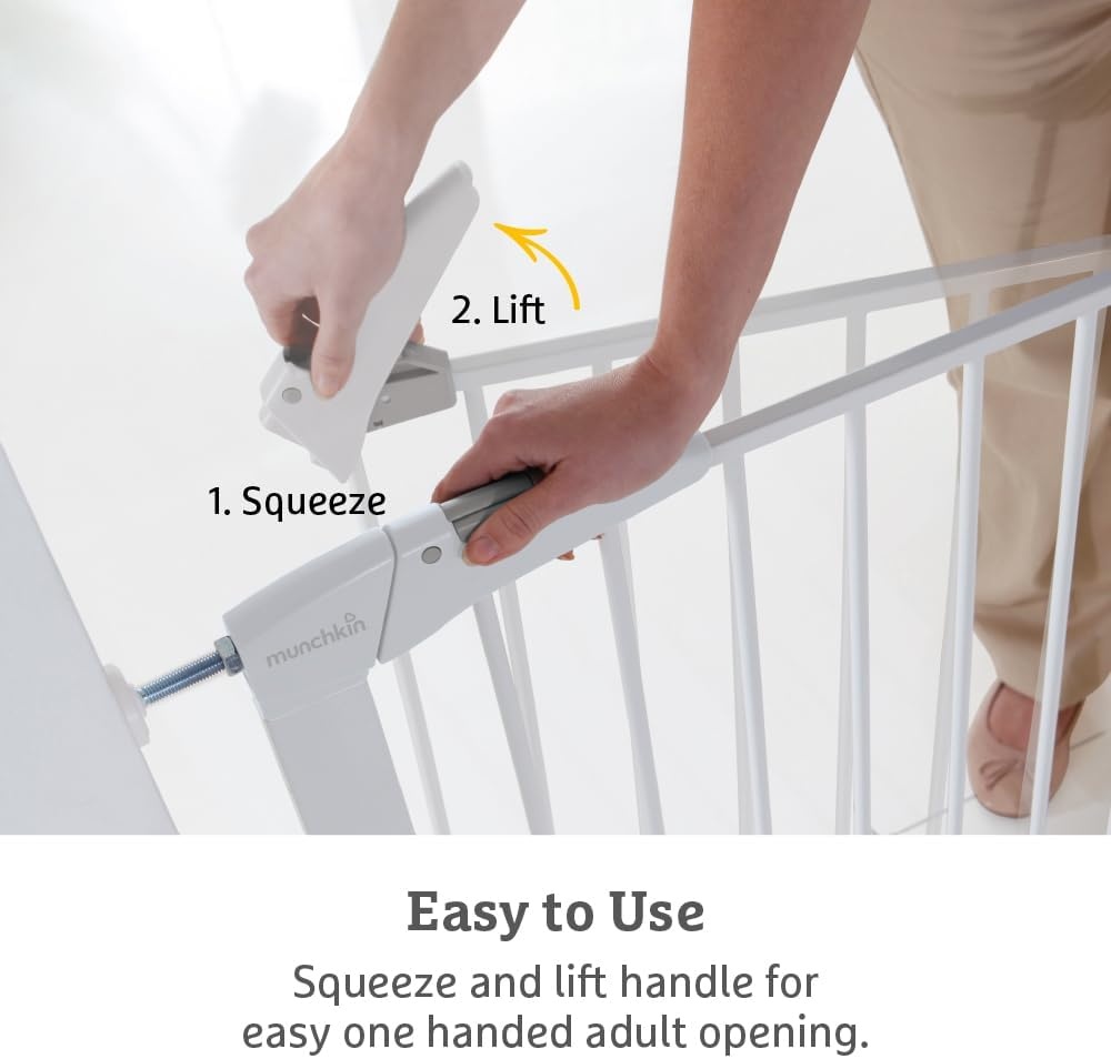 Amazon Barrière de sécurité réglable 76-82cm - Acier blanc - 34% de remise