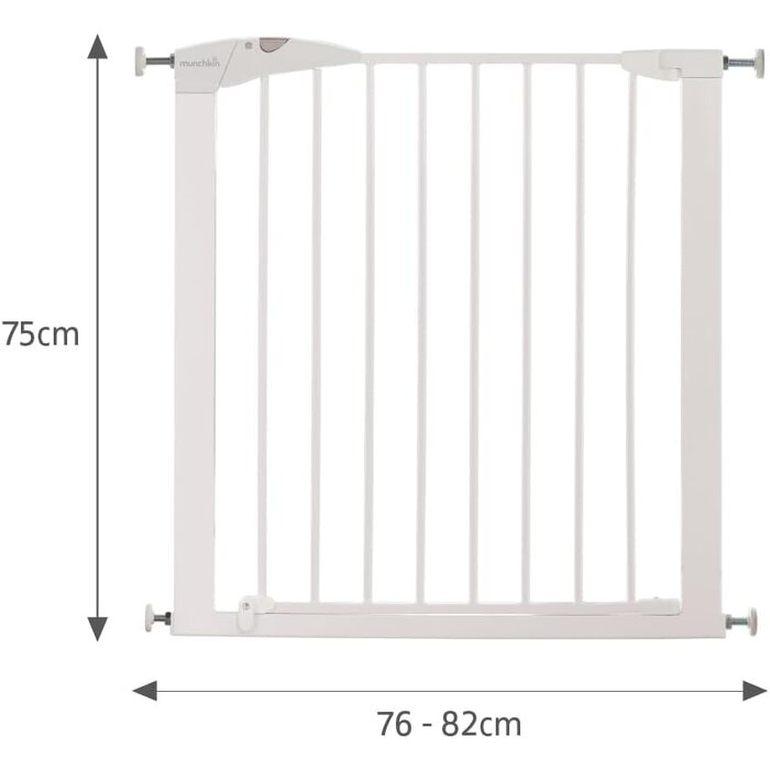 Amazon Barrière de sécurité réglable 76-82cm - Acier blanc - 34% de remise