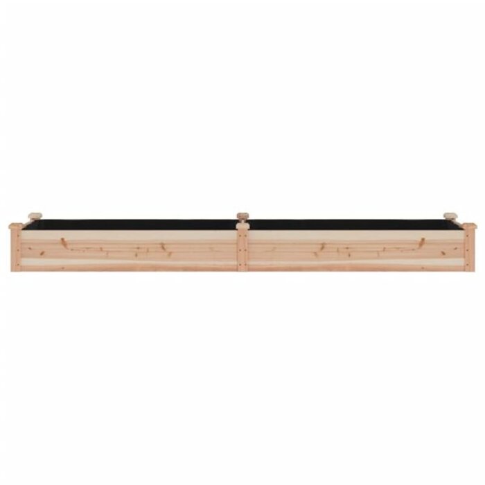 Vidaxl Bac à fleurs surélevé en épicéa 240x60 cm - 34% de remise