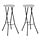 Lot de 2 tabourets de bar pliants - Blanc - 34% de remise