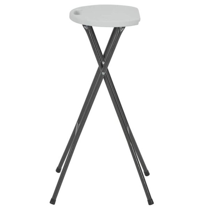 Vidaxl Lot de 2 tabourets de bar pliants - Blanc - 34% de remise