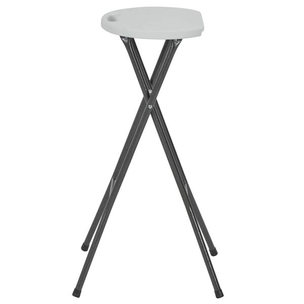 Vidaxl Lot de 2 tabourets de bar pliants - Blanc - 34% de remise