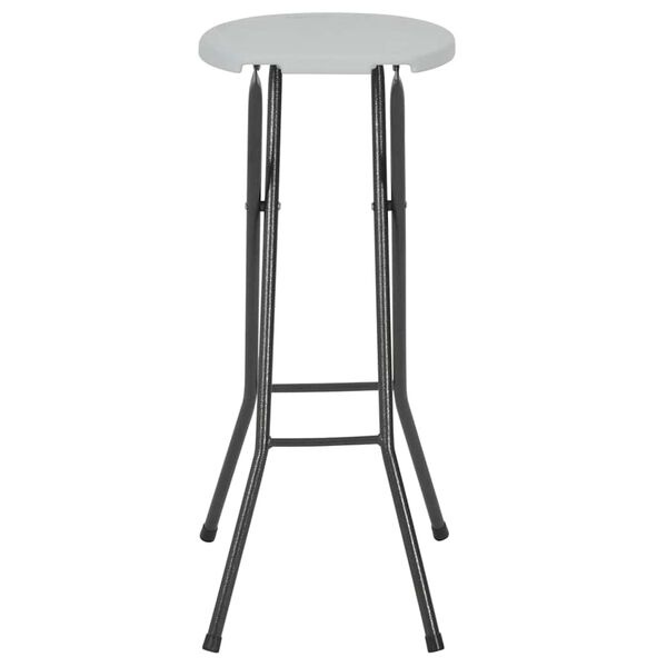 Vidaxl Lot de 2 tabourets de bar pliants - Blanc - 34% de remise