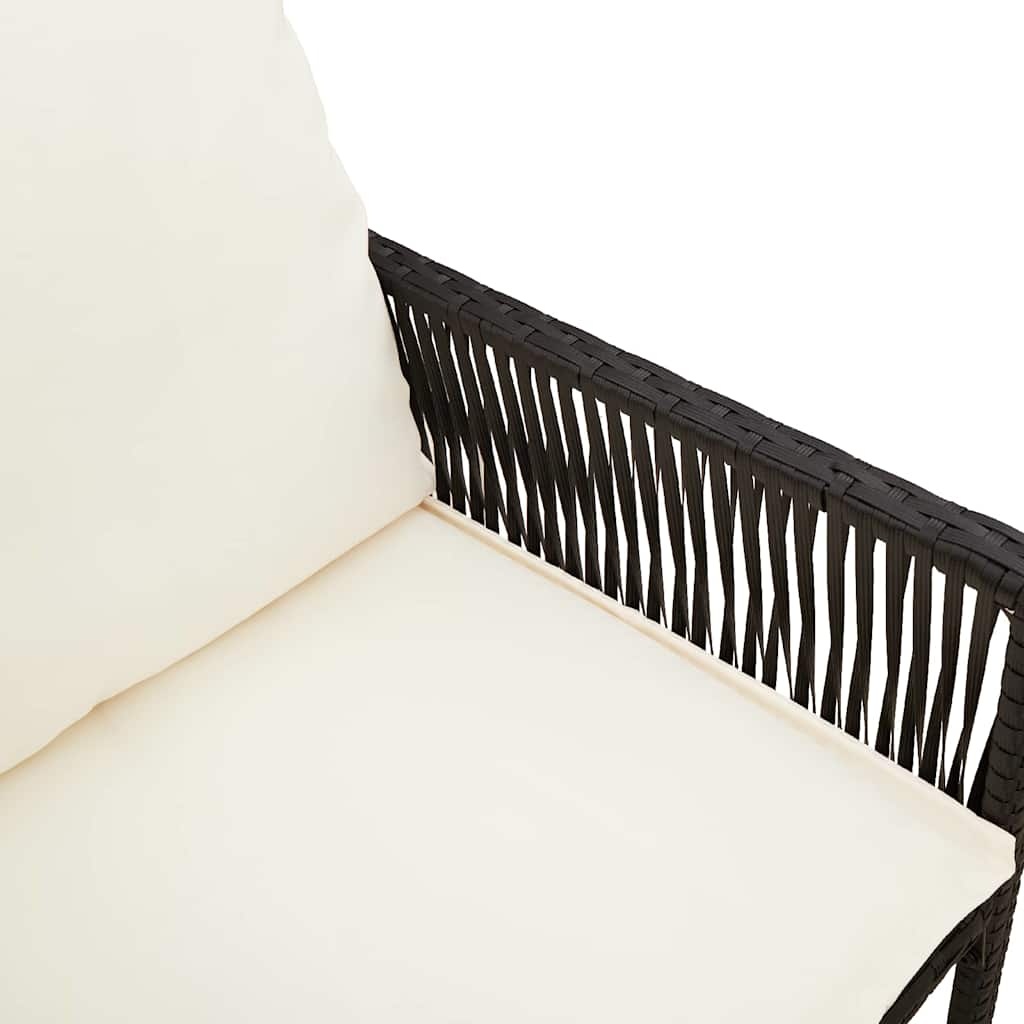 Vidaxl Lot de 2 Tabourets de Bar de Jardin en Rotin Noir - 35% de remise