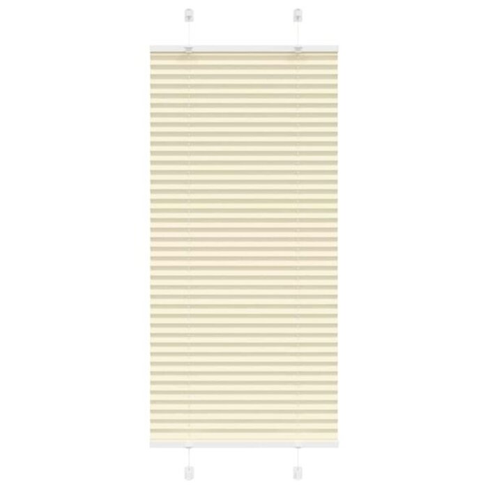 Vidaxl Store plissé 60x150 cm Crème - 31% de remise