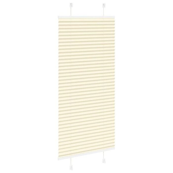 Vidaxl Store plissé 60x150 cm Crème - 31% de remise