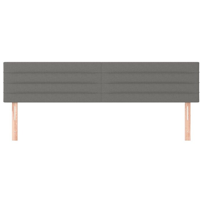 Vidaxl Lot de 2 têtes de lit gris foncé 80x88 cm - 33% de remise