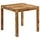 Table à manger bois de manguier massif 82x80cm - 35% de remise