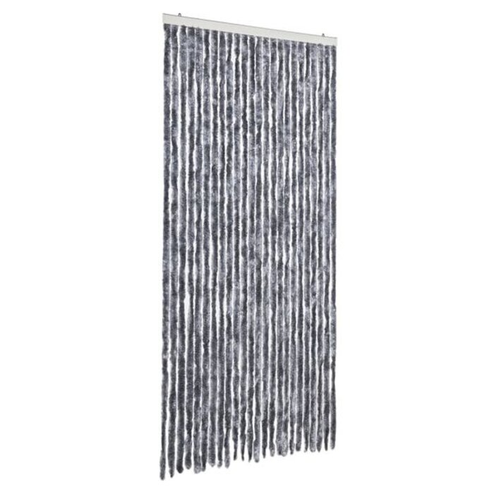 Vidaxl Rideau anti-moustiques chenille 100x200 cm - Argenté - 34% de remise