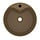 Vasque à poser ronde crème mat 36x13 cm - 33% de remise