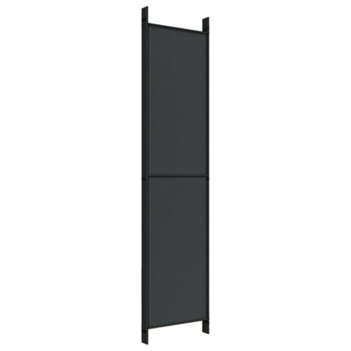 Vidaxl Paravent noir 5 panneaux 250x220 cm - 33% de remise
