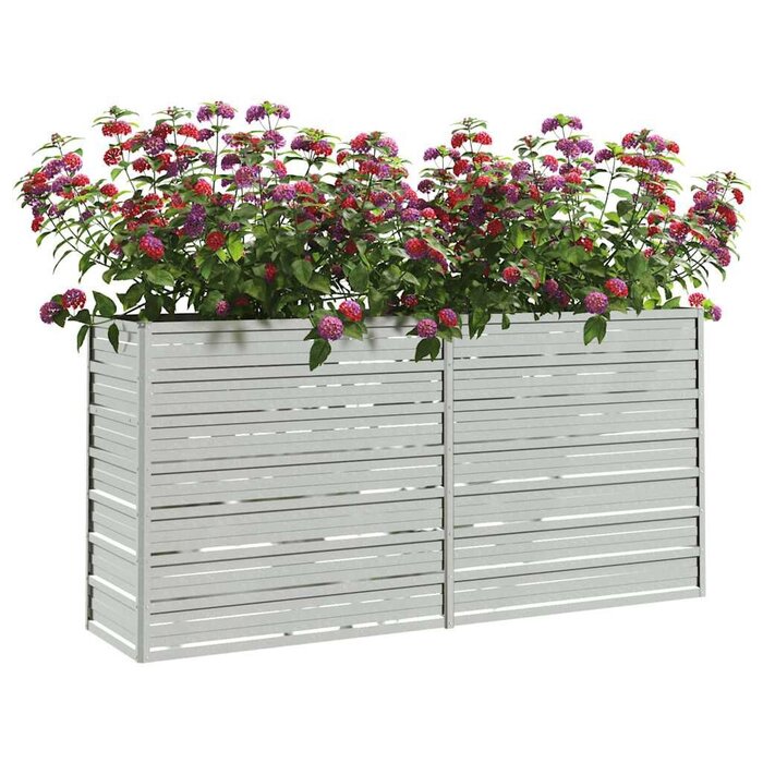 Vidaxl Jardinière surélevée acier galvanisé 160x40x77 cm - 33% de remise