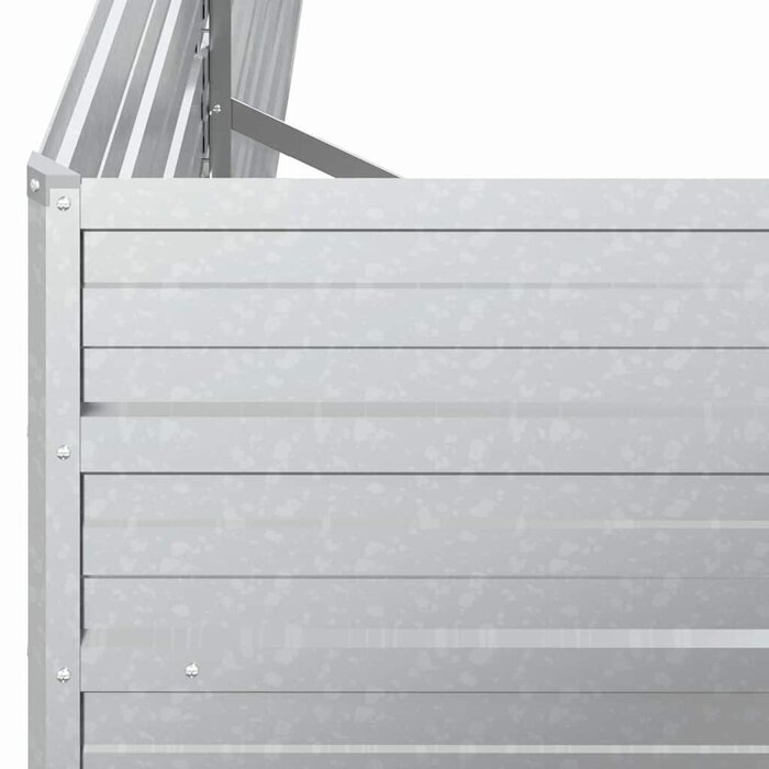 Vidaxl Jardinière surélevée acier galvanisé 160x40x77 cm - 33% de remise
