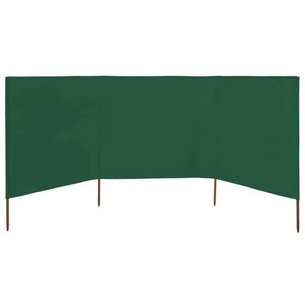 Vidaxl Paravent de jardin 3 panneaux 400x160 cm - Vert - 34% de remise