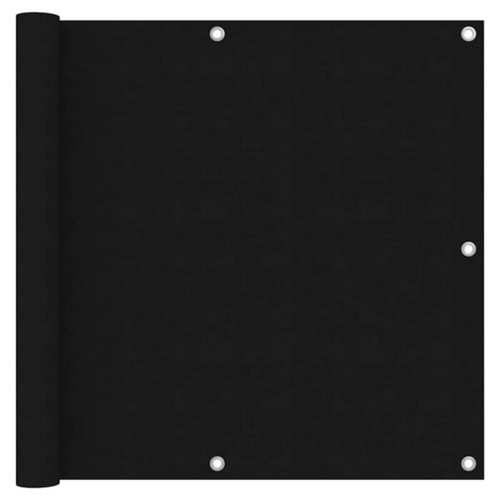 Vidaxl Pare-vue pour balcon 90x600 cm Noir - 32% de remise