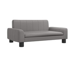 Vidaxl Mini canapé pour enfant en similicuir gris - 55% de remise
