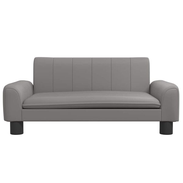 Vidaxl Mini canapé pour enfant en similicuir gris - 34% de remise