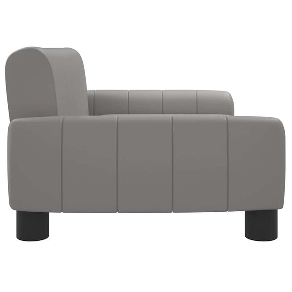 Vidaxl Mini canapé pour enfant en similicuir gris - 34% de remise