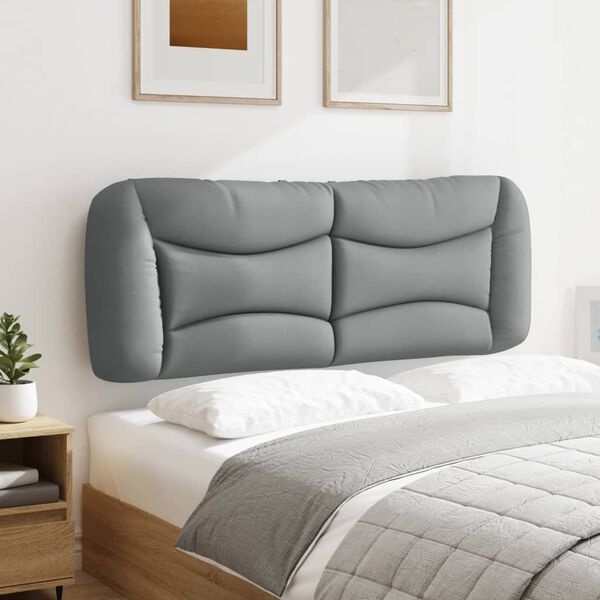 Vidaxl Coussin de tête de lit Hvar 120 cm gris clair - 34% de remise