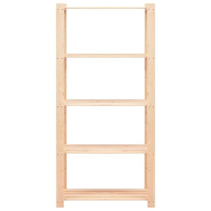 Vidaxl Étagère de rangement en pin massif 5 niveaux - 34% de remise