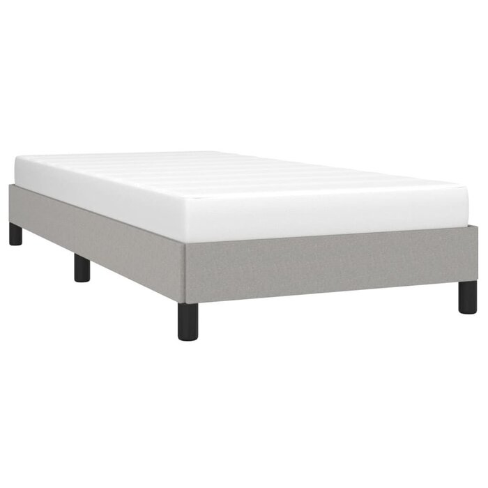 Vidaxl Cadre de lit 80x200 cm tissu gris clair - 34% de remise