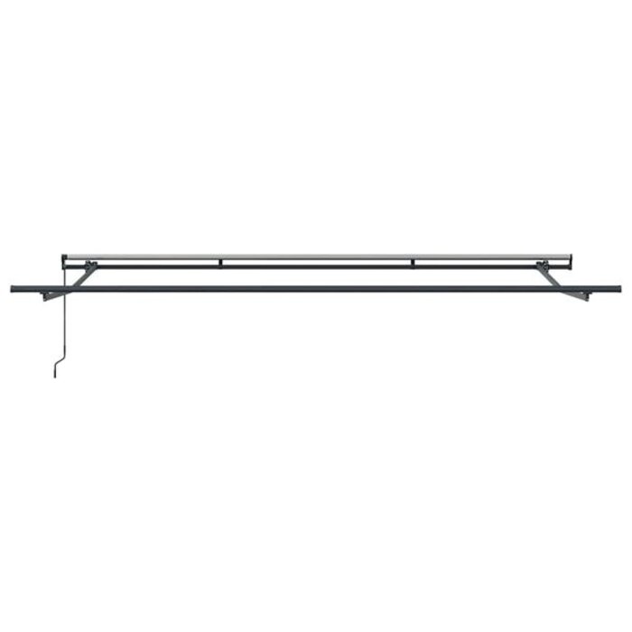 Vidaxl Store banne manuel anthracite 5x3m - 35% de remise