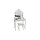 Coiffeuse blanche avec miroir LED et tabouret - 35% de remise