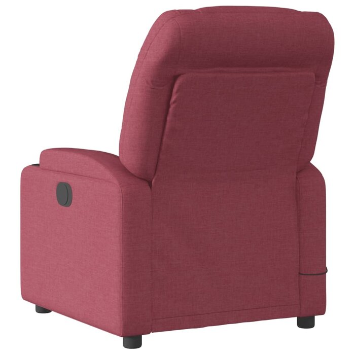 Fauteuil de massage inclinable rouge vin - 35% de remise