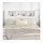Tête de lit bibliothèque 160cm blanc brillant - 34% de remise