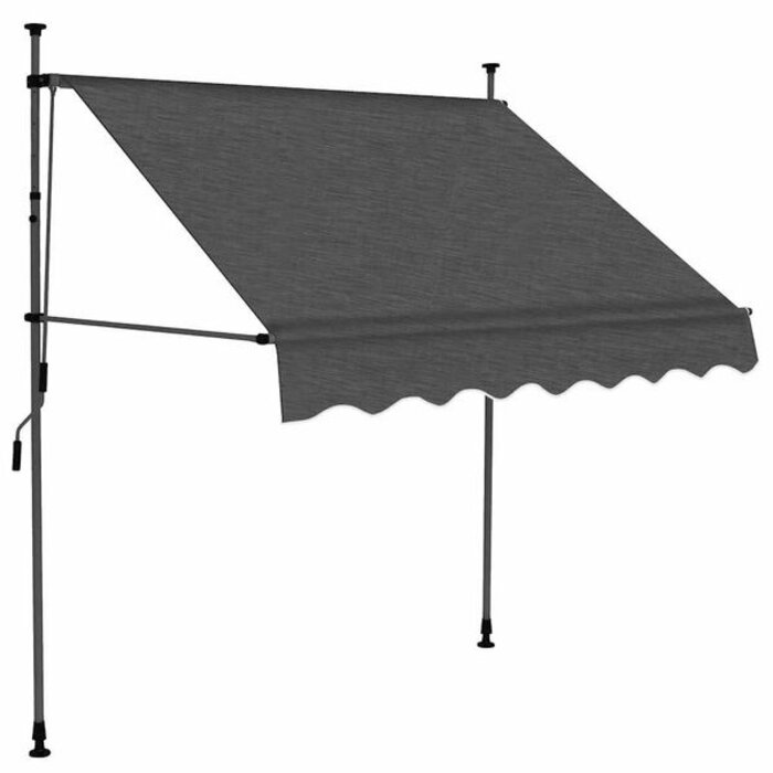 Store banne manuel rétractable 100 cm anthracite - 34% de remise