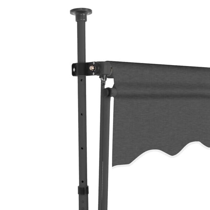 Store banne manuel rétractable 100 cm anthracite - 34% de remise