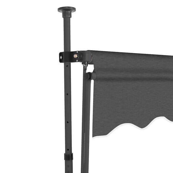 Store banne manuel rétractable 100 cm anthracite - 34% de remise