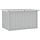 Coffre de jardin acier galvanisé gris 149x99x93cm - 35% de remise