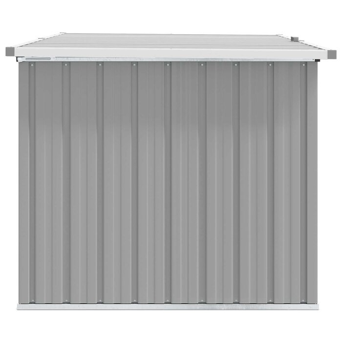Coffre de jardin acier galvanisé gris 149x99x93cm - 35% de remise