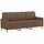 Canapé 3 places marron 180 cm - 35% de remise