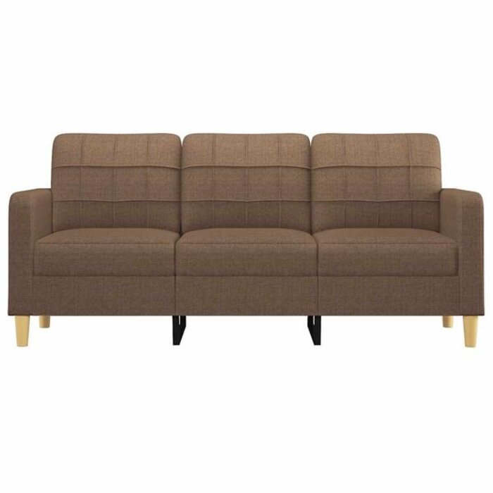 Vidaxl Canapé 3 places marron 180 cm - 35% de remise