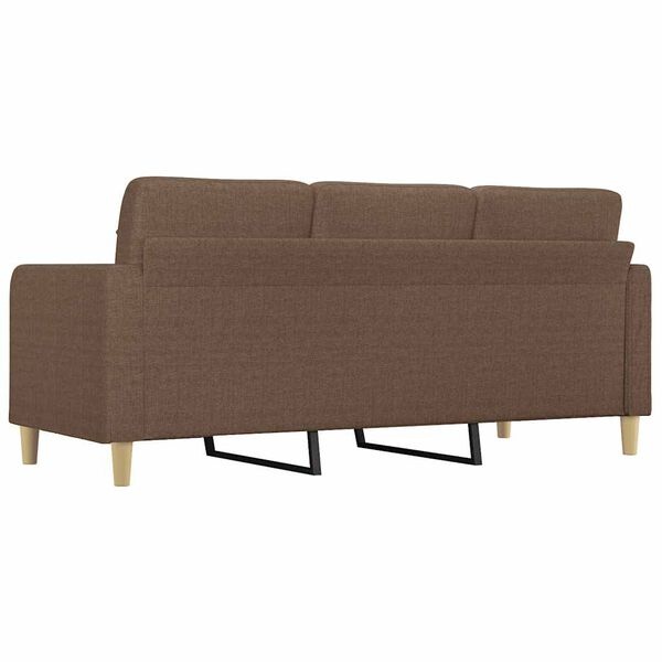 Vidaxl Canapé 3 places marron 180 cm - 35% de remise