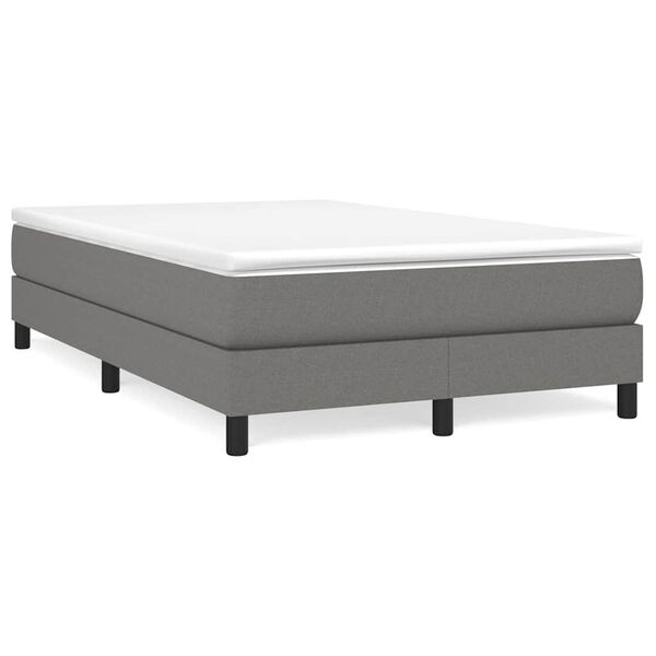 Vidaxl Cadre de lit en tissu gris foncé 120x200 cm - 34% de remise