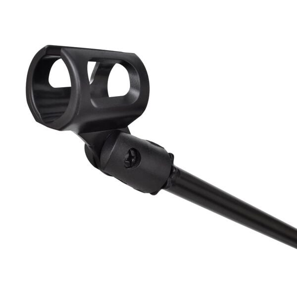 Vidaxl Pied de micro réglable en acier (94-165 cm) - Noir - 32% de remise