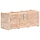 Coffre de rangement en bois d'acacia 90x40 cm - 35% de remise